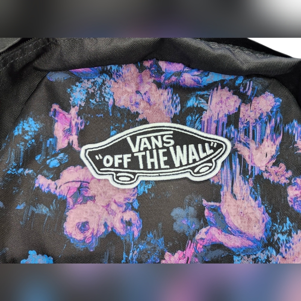 Vans Black And Blue Patterned Backpack - image 2